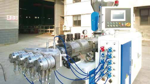 UPVC four strand pipe extrusion line